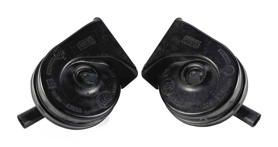 Thumbnail 3: 06-15 BMW 325i 328i 330i 335i M3 X1 E90 HIGH & LOW TONE NOTE SAFETY HORN SET/2