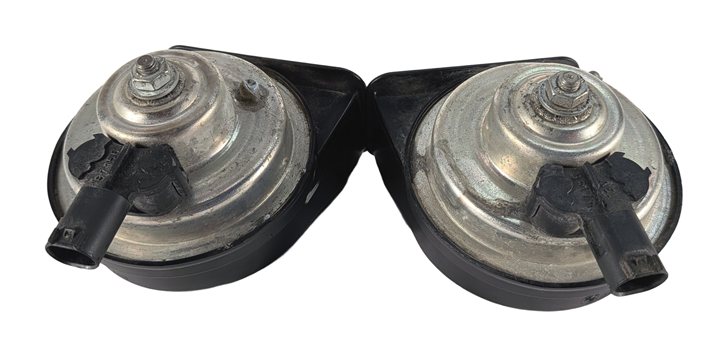 Thumbnail 4: 06-15 BMW 325i 328i 330i 335i M3 X1 E90 HIGH & LOW TONE NOTE SAFETY HORN SET/2