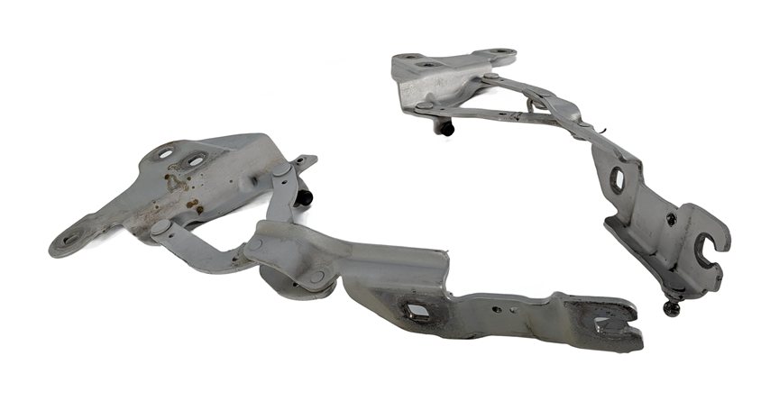 Thumbnail 2: 2013-2015 BMW X1 (E84) FRONT LEFT & RIGHT HOOD HINGE SET 2 (Silver)