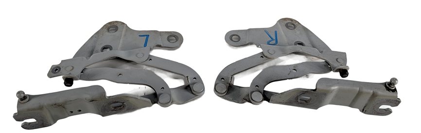 Thumbnail 3: 2013-2015 BMW X1 (E84) FRONT LEFT & RIGHT HOOD HINGE SET 2 (Silver)