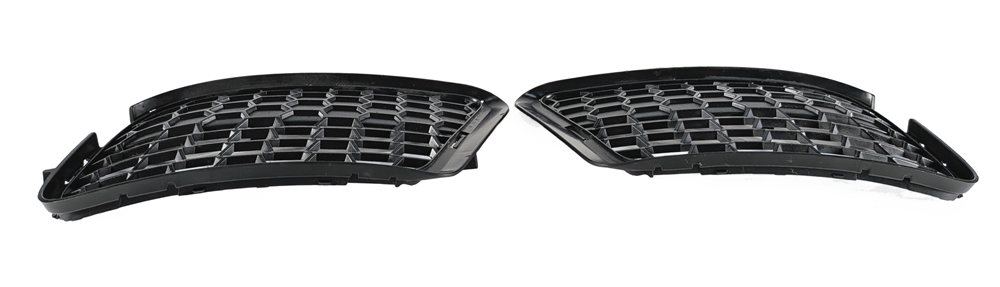 Thumbnail 2: 12-15 BMW X1 E84 M-SPORT FRONT LOWER BUMPER SIDE GRILLE SET/2 BLACK