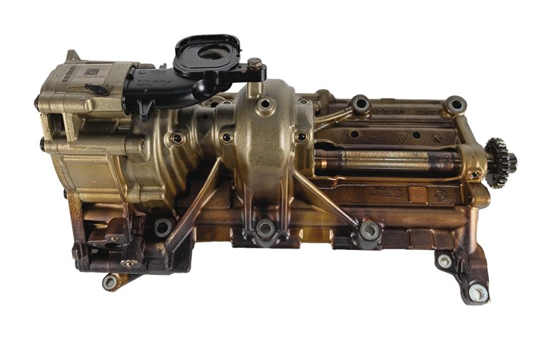 Thumbnail 2: 2013 BMW X1 E84 2.0L N20 ENGINE OIL FLUID PUMP BALANCE SHAFT ASSEMBLY