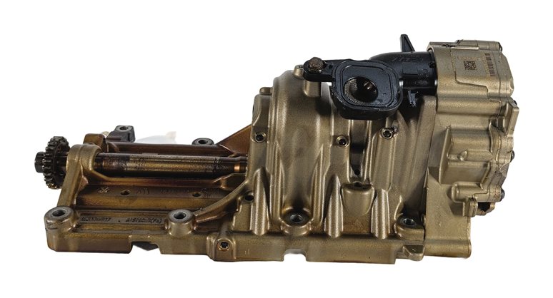 Thumbnail 4: 2013 BMW X1 E84 2.0L N20 ENGINE OIL FLUID PUMP BALANCE SHAFT ASSEMBLY