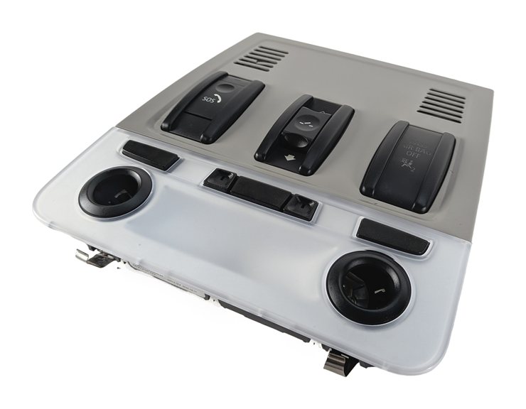 Thumbnail 4: 2013 BMW X1 E84 FRONT OVERHEAD ROOF DOME MAP COURTESY LIGHT (Gray)
