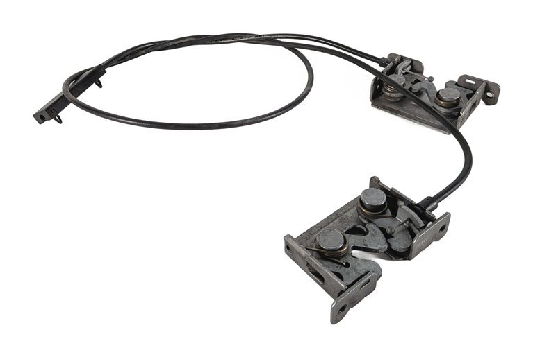 2013 BMW X1 E84 FRONT HOOD LID LOCK LATCH RELEASE CABLE SET/2