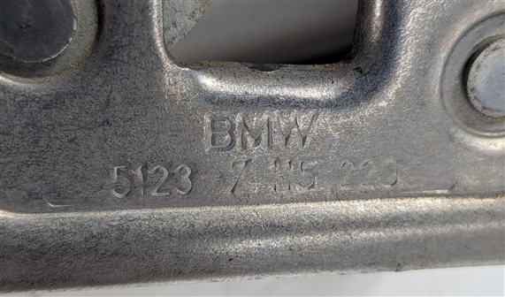 Thumbnail 3: 2013 BMW X1 E84 FRONT HOOD LID LOCK LATCH RELEASE CABLE SET/2