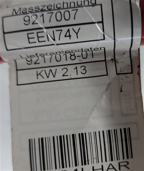 Thumbnail 4: 2013 BMW X1 E84 2.0L POSITIVE BATTERY CABLE w/SRS TERMINAL CLAMP