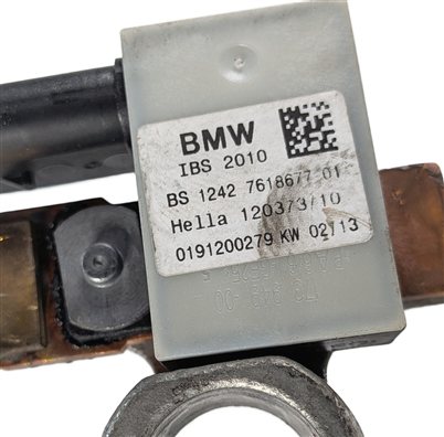 Thumbnail 3: 2013 BMW X1 E84 2.0L NEGATIVE GROUND BATTERY CABLE w/IBS SENSOR
