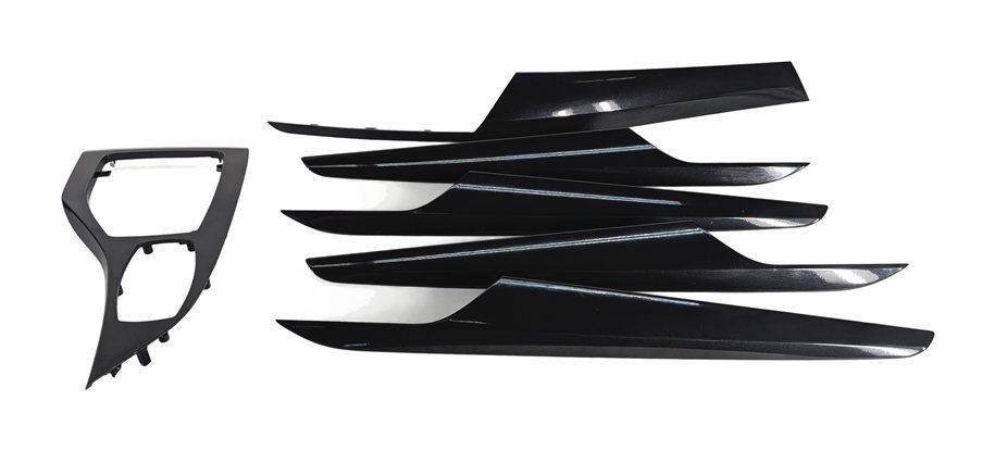 Thumbnail 2: 2013 BMW X1 E84 INTERIOR DASH DOOR CENTER CONSOLE TRIM SET/6 (Gloss Black)