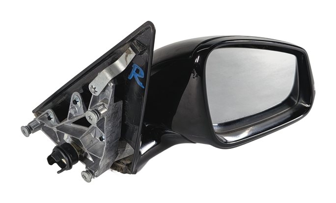 Thumbnail 4: 13-15 BMW X1 E84 RIGHT PASSENGER POWER HEATED DOOR MIRROR w/TURN SIGNAL (Silver)
