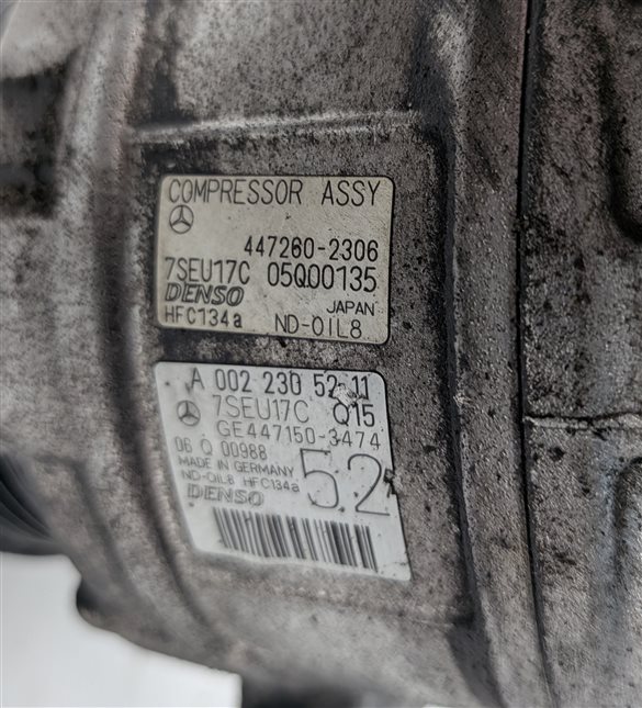 Thumbnail 6: 08-12 MERCEDES C300 C350 E350 GLK350 (W204 W212 X204) A/C AIR COMPRESSOR PUMP