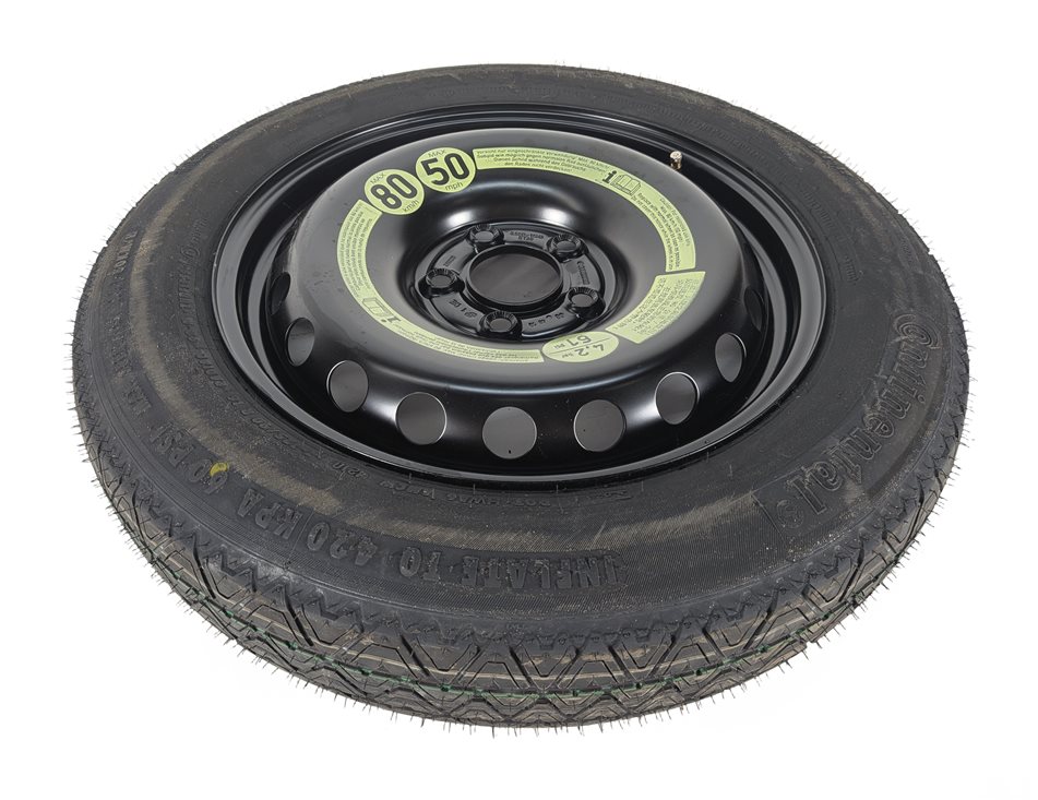 08-13 MERCEDES C230 C250 C300 C350 (W204) 16x3-1/2 ROADSIDE SPARE TIRE WHEEL RIM