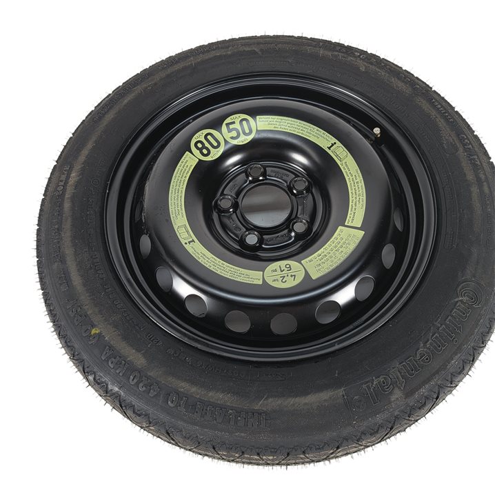 Thumbnail 2: 08-13 MERCEDES C230 C250 C300 C350 (W204) 16x3-1/2 ROADSIDE SPARE TIRE WHEEL RIM