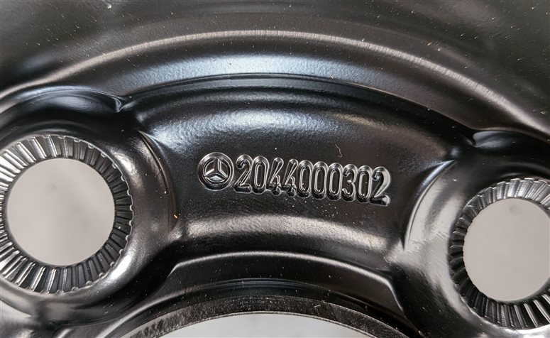 Thumbnail 3: 08-13 MERCEDES C230 C250 C300 C350 (W204) 16x3-1/2 ROADSIDE SPARE TIRE WHEEL RIM