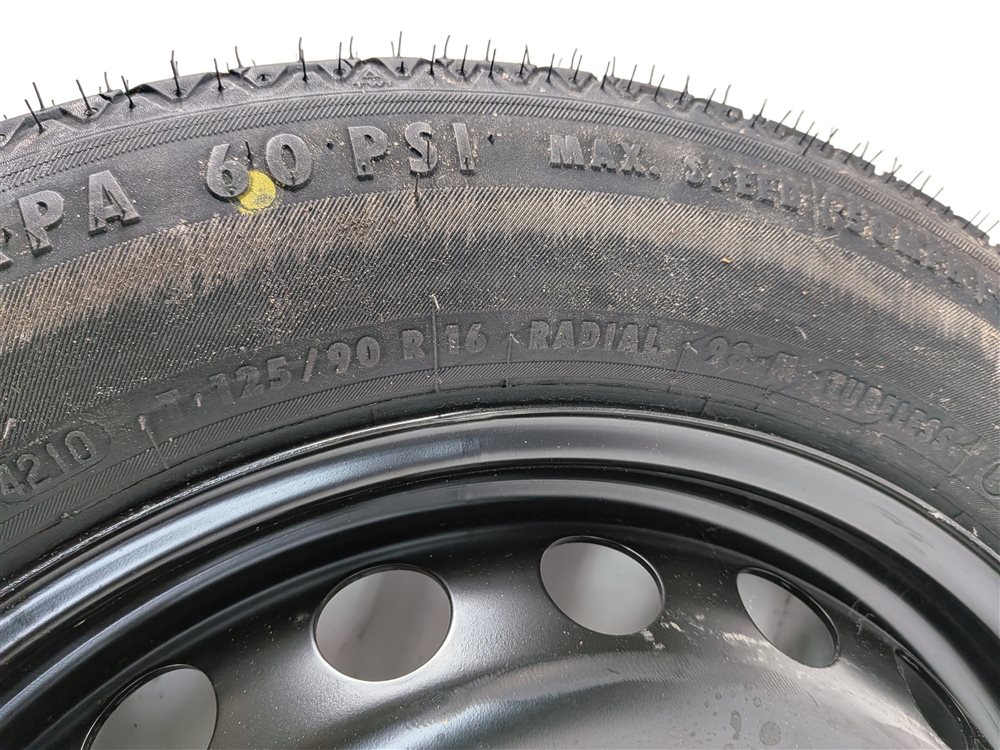 Thumbnail 5: 08-13 MERCEDES C230 C250 C300 C350 (W204) 16x3-1/2 ROADSIDE SPARE TIRE WHEEL RIM