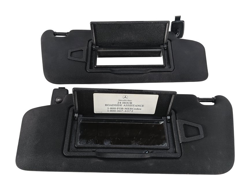 Thumbnail 2: 2008-2014 MERCEDES C230 C250 C300 C350 C63 (W204) FRONT SUNVISOR SET-2 (Black)