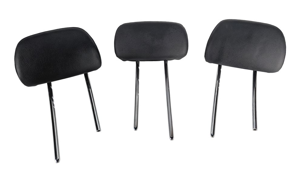 11-14 MERCEDES C250 C300 C350 C63 AMG W204 REAR SEAT HEADREST SET/3 BLACK