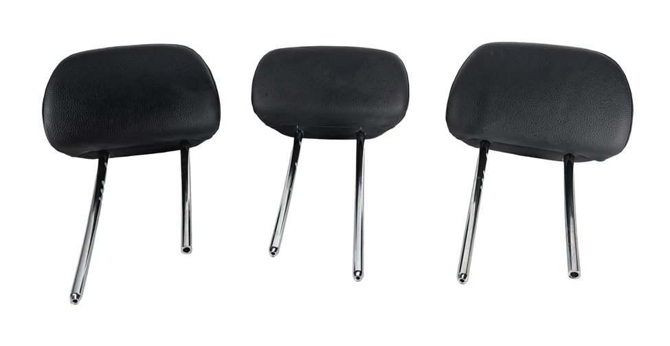 Thumbnail 2: 11-14 MERCEDES C250 C300 C350 C63 AMG W204 REAR SEAT HEADREST SET/3 BLACK