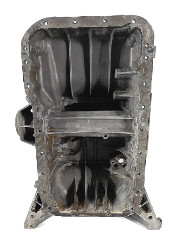 Thumbnail 3: 2011 MERCEDES C300 W204 3.0L 272.948 ENGINE UPPER LOWER OIL PAN SET/2