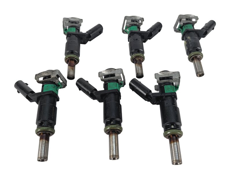 06-12 MERCEDES C E G GL ML S SL (W204 W212 W221 W164 X164) FUEL INJECTOR SET 6