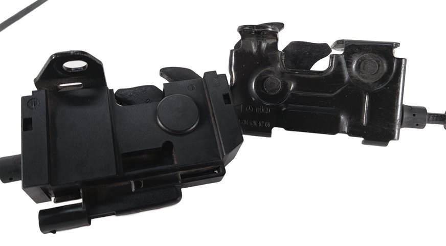 Thumbnail 2: 2011 MERCEDES C300 (W204) FRONT HOOD LID LOCK LATCH CABLE LEFT/RIGHT SET/2