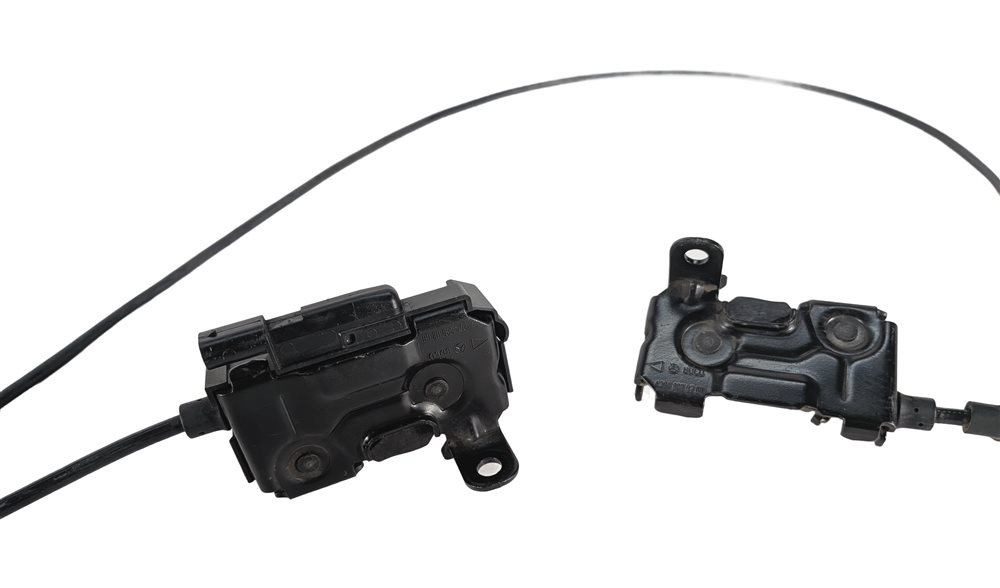 Thumbnail 3: 2011 MERCEDES C300 (W204) FRONT HOOD LID LOCK LATCH CABLE LEFT/RIGHT SET/2