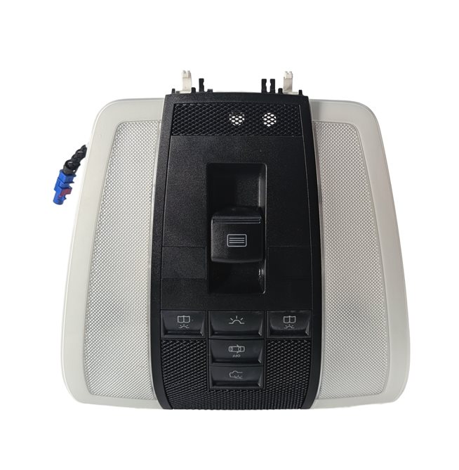 Thumbnail 5: 2011 MERCEDES C300 (W204) OVERHEAD DOME MAP LIGHT SUNROOF SWITCH CONSOLE (Black)