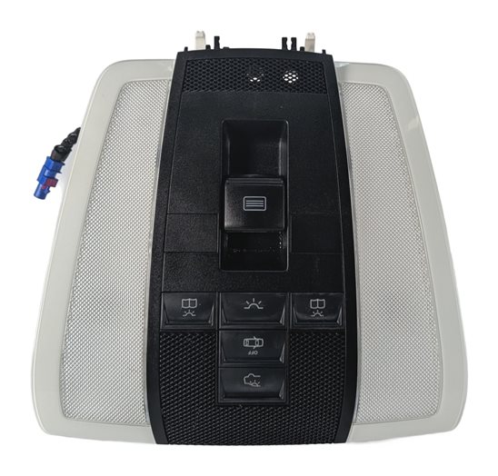 Thumbnail 6: 2011 MERCEDES C300 (W204) OVERHEAD DOME MAP LIGHT SUNROOF SWITCH CONSOLE (Black)