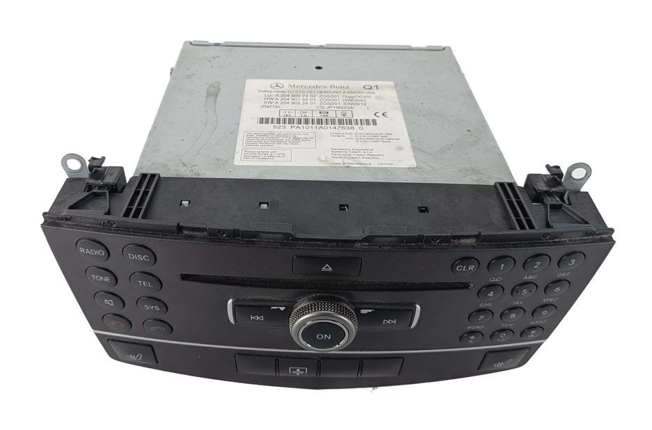 Thumbnail 3: 2011 MERCEDES BENZ - C250 C300 C350 (W204) RADIO STEREO RECEIVER CD DISC PLAYER
