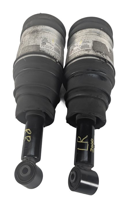 07-09 LAND ROVER LR3 (L319) REAR LEFT/RIGHT AIR SUSPENSION SHOCK STRUT SET/2