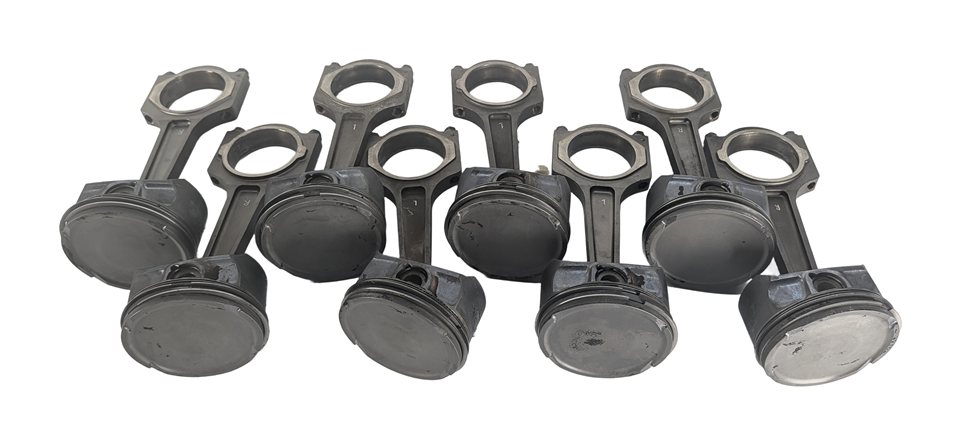 2008 LAND ROVER LR3 4.4L JAGUAR 448PN ENGINE PISTON CONNECTING ROD SET/8