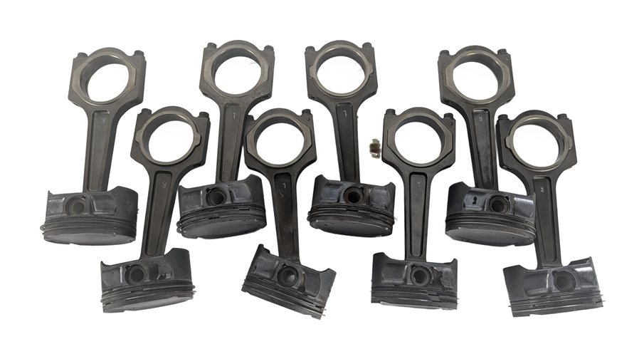 Thumbnail 3: 2008 LAND ROVER LR3 4.4L JAGUAR 448PN ENGINE PISTON CONNECTING ROD SET/8