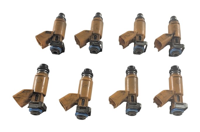 Thumbnail 4: 2005-2009 LR3 - RANGE ROVER SPORT (L320 L322) 4.4L V8 ENGINE FUEL INJECTOR SET 8
