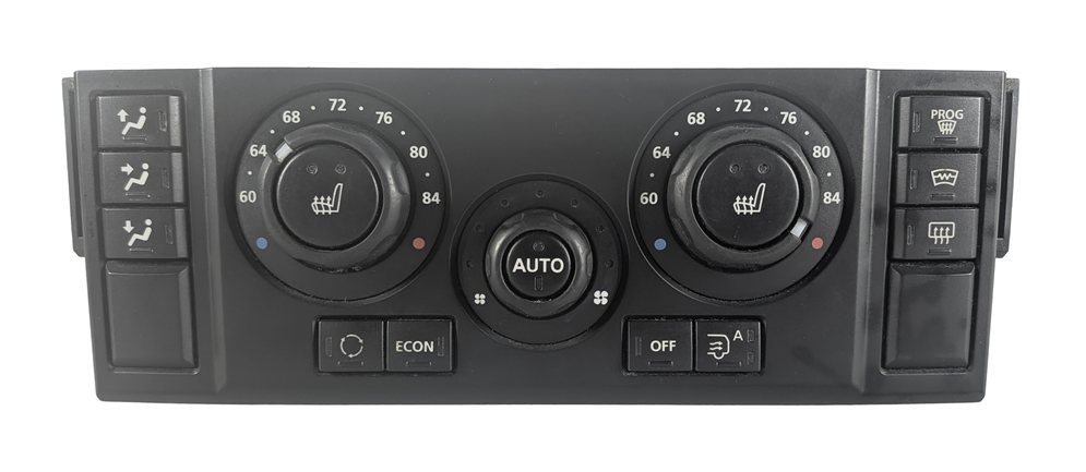 Thumbnail 3: 2008-2009 LAND ROVER LR3 FRONT HEATER A/C TEMPERATURE CLIMATE CONTROL PANEL