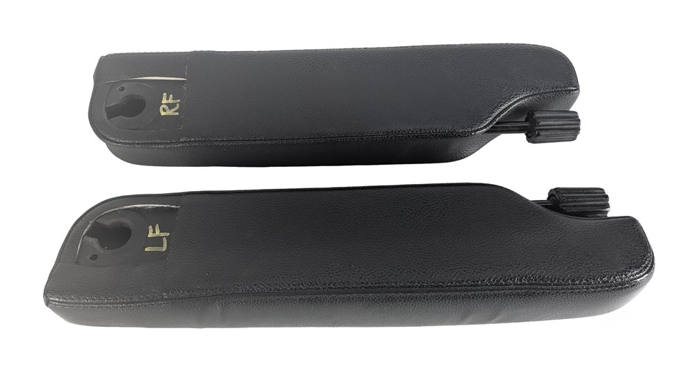 Thumbnail 4: 08-09 LAND ROVER LR3 FRONT LEFT/RIGHT SEAT ARMREST SET/2 BLACK