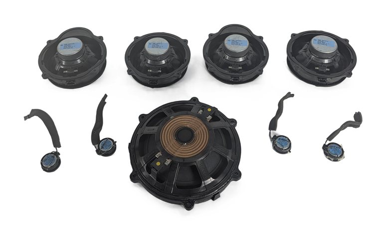 Thumbnail 4: 2008 LAND ROVER LR3 (L319) HARMAN KARDON LOGIC7 AUDIO SOUND SPEAKER SET