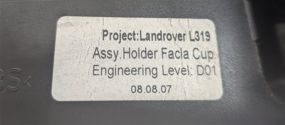Thumbnail 6: 2008 LAND ROVER LR3 (L319) FRONT DASH CUP HOLDER BEVERAGE DRINK STORAGE TRAY