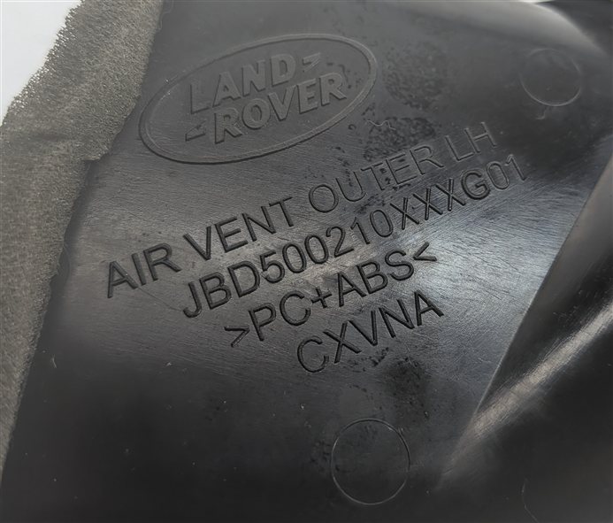Thumbnail 5: 2008 LAND ROVER LR3 (L319) FRONT LEFT DRIVER OUTER DASH HEAT AIR AC VENT (Black)