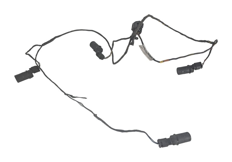 08 LR3 L319 REAR PARK ASSIST PDC DISTANCE SENSOR SET/4 w/HARNESS (White)
