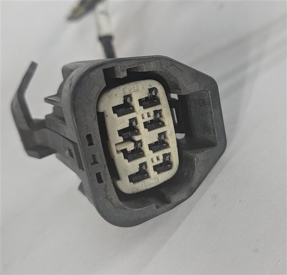 Thumbnail 3: 08 LR3 L319 REAR PARK ASSIST PDC DISTANCE SENSOR SET/4 w/HARNESS (White)