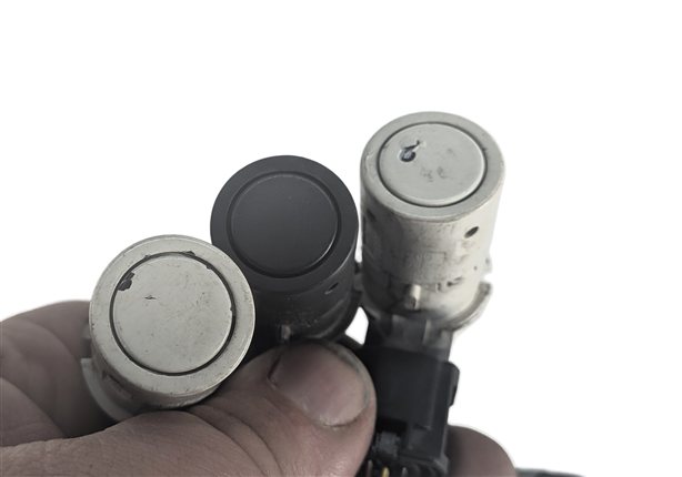 Thumbnail 3: 08 LR3 L319 FRONT PARK ASSIST PDC DISTANCE SENSOR SET/4 w/HARNESS (White)