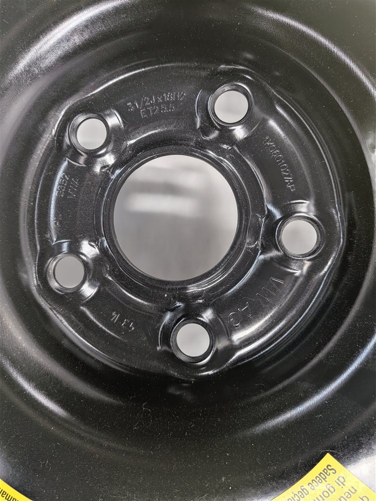 Thumbnail 4: 15-18 VW JETTA AUDI A3 S3 (8V) 18x3.5" EMERGENCY ROADSIDE SPARE TIRE WHEEL RIM