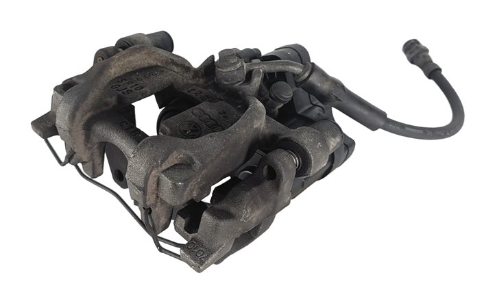 2015-2018 AUDI A3 (8V) REAR LEFT DRIVER ABS DISC BRAKE CALIPER w/ ACTUATOR