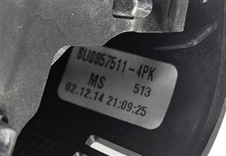 Thumbnail 6: 2015-2018 AUDI A3 (8V) MANUAL DIM REARVIEW REAR VIEW MIRROR (Black)