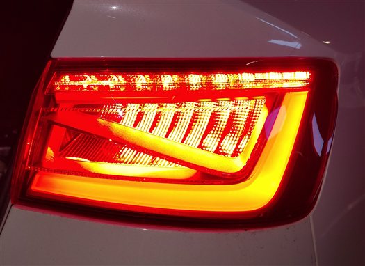 Thumbnail 2: 15-16 AUDI A3 S3 8V SEDAN CONVERTIBLE RIGHT OUTER LED TAILLIGHT BRAKE LIGHT LAMP