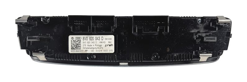 Thumbnail 4: 2015-2018 AUDI A3 S3 (8V) FRONT DUAL ZONE HEATER A/C TEMPERATURE CONTROL PANEL