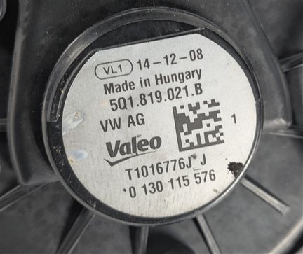 Thumbnail 6: 2015-2018 VW GOLF GTI / AUDI A3 S3 RS3 (8V) FRONT HEATER A/C BLOWER FAN MOTOR