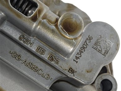 Thumbnail 7: 2015 AUDI A3 (8V) 2.0L (CNTC) ENGINE MOTOR OIL FLUID PUMP ASSEMBLY 06H115105BK