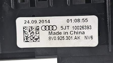 Thumbnail 5: 2015 AUDI A3 (8V) DASH MULTIFUNCTION DRIVE MODE SWITCH CONTROL PANEL 8V0925301AK