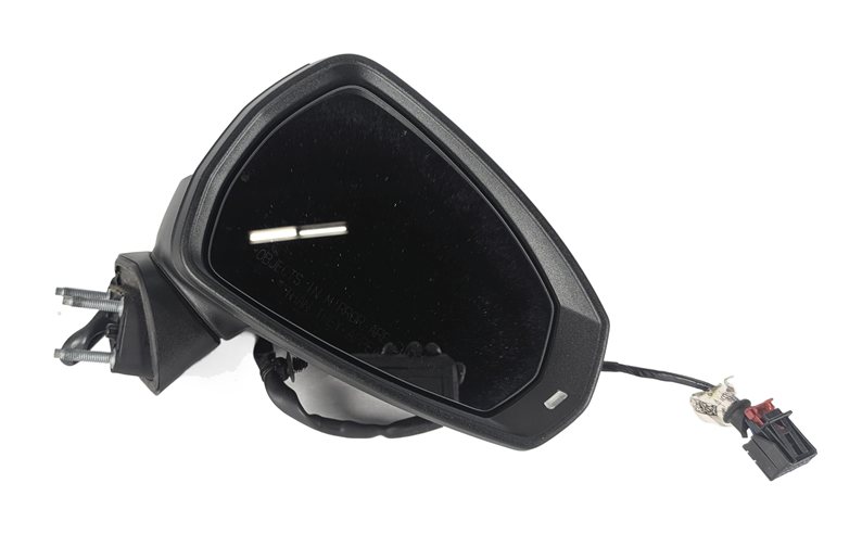 Thumbnail 3: 15-18 AUDI A3 S3 (8V) RIGHT PASSENGER MANUAL FOLD HEATED DOOR MIRROR (White)